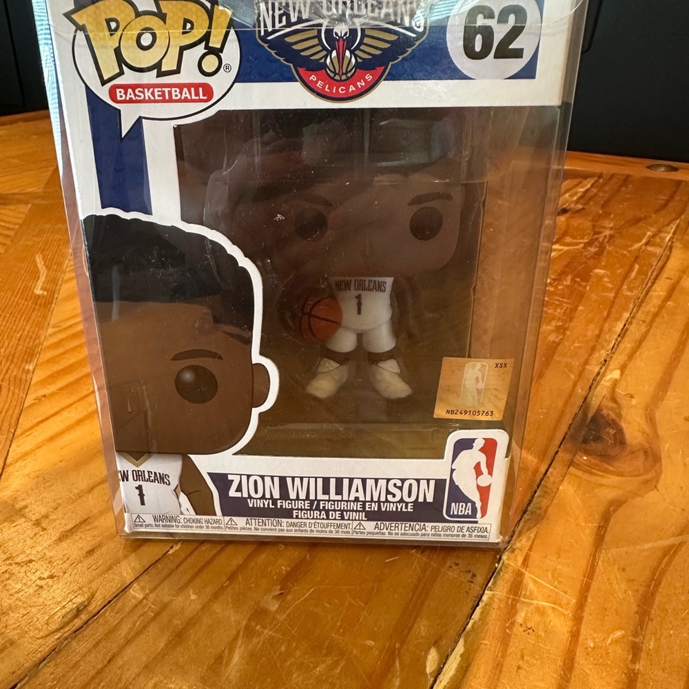 Funko Pop! Zion Williamson Figure - Black and White